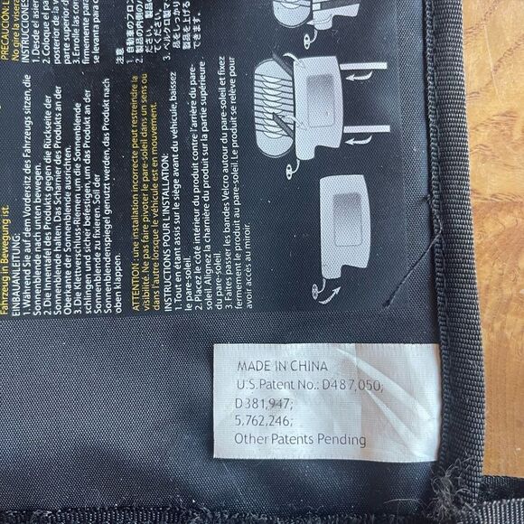 CD STORAGE Holder Fits w velcro straps over car visor! - Picture 4 of 6